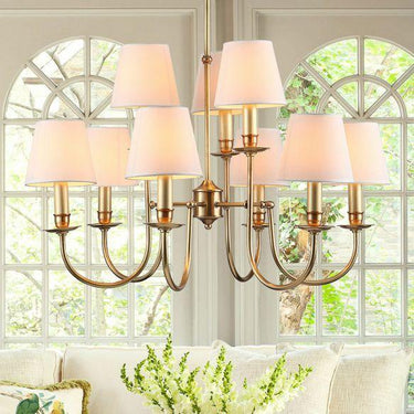 brass chandelier modern